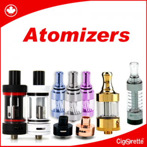 An atomizer is a main component of an e-vaporizer. It contains a small heating element that vaporizes e-liquid, and a wicking material that draws liquid onto the coil.