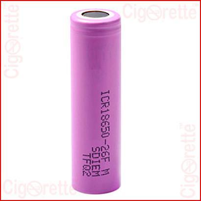 A quality Li-ion high drain rechargeable 18650 battery for e-cig MODs