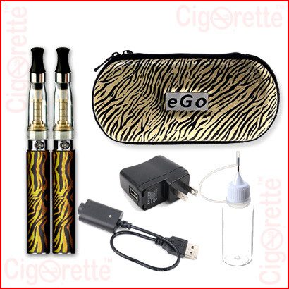 An attractive feminine e-Cigarette kit.