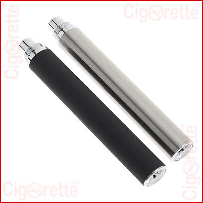 An elite auto e-cig eGo style rechargeable battery with a decorative diamond bottom that turns in to red LED light when vaping. It has a 1100mAh capacity and is activated automatically when inhaling from the tankomizer mouthpiece.