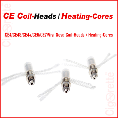 An easy to replace coil head that fits your CE series atomizer