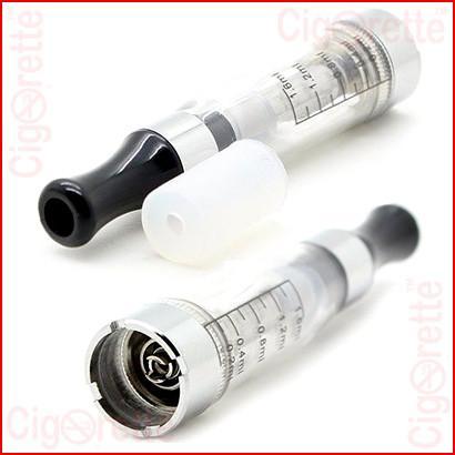 A 510 threaded 1.6ml CE4 Clearomizer which is compatible with all types of fixed and variable voltage batteries.