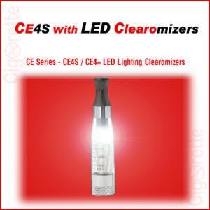 A 510 threaded 1.6ml CE4S Lighting Clearomizer that features a replaceable coil/heating core