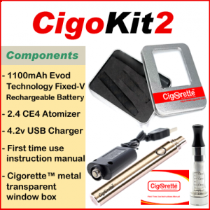 CigoKit2 Vape Starter Kit from Cigorette Inc - Canada