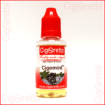 Cigomint e-liquid - grapes and mint vaping ejuice