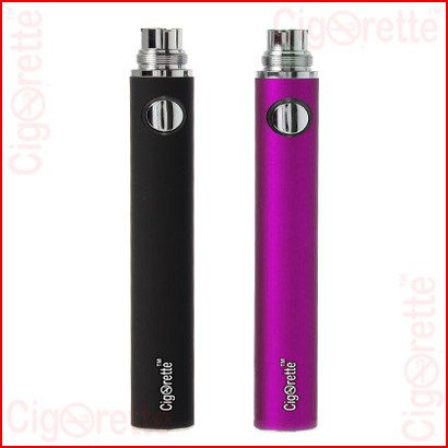 An elite Cigorette Inc EVOD style Fixed-Voltage rechargeable batteries