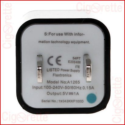 USB to AC cubic charging adapter.