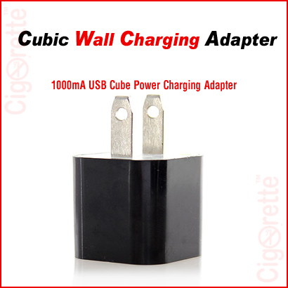 USB to AC cubic charging adapter.