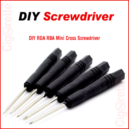 Philips mini cross screwdriver for e-Cig DIY disassemble and repair jobs