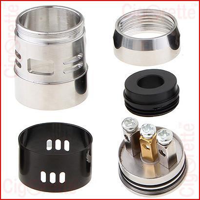 A Tri-Post Dark Horse RDA of adjustable airflow control system