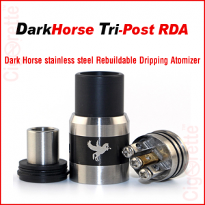 A Tri-Post Dark Horse RDA of adjustable airflow control system