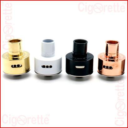 A 510 threaded Derringer tri-post RDA of adjustable airflow control and rebuildable coil atomizer system