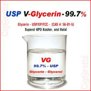 Pharmaceutical grade highest quality Glycerin - 99.7% - Kosher - Halal - Cigorette Inc Canada