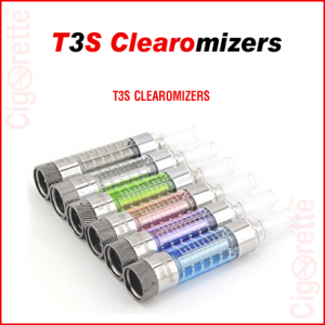 A 510 threaded 2.8ml 2.2ohm T3S bottom coil clearomizer