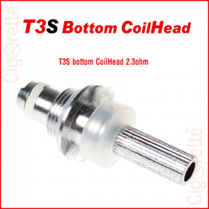 T3S bottom coil head / heating core for e-Cig T3S clearomizers