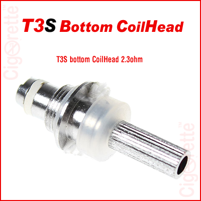 T3S bottom coil head / heating core for e-Cig T3S clearomizers