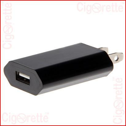USB to AC flat charging adapter.