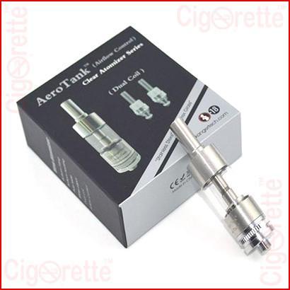 A 510 threaded air-flow control AeroTank Clearomizer of 2.5 ml tank volume and 2.0 ohm coil resistance