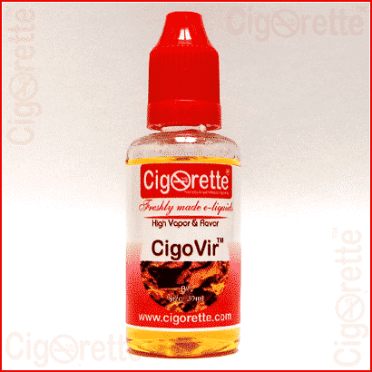 CigoVir -Flue-cured Virginia tobacco vaping eliquid