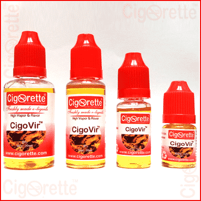 CigoVir -Flue-cured Virginia tobacco vaping eliquid