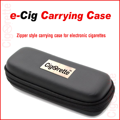 An e-cig carrying zipper case.
