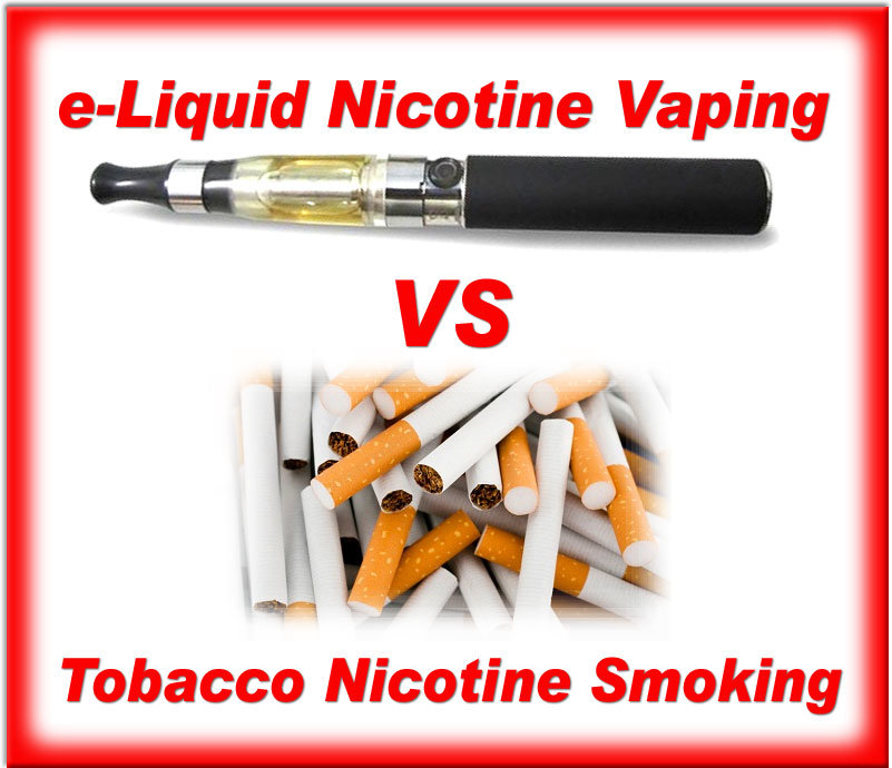 E-liquid Nicotine VS Tobacco Cigarette Nicotine - Cigorette Inc Canada