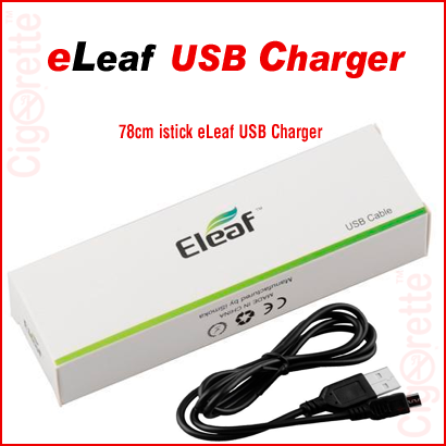 An eLeaf USB Charger for ismoka istick 10 to 100W MOD e-cigarettes