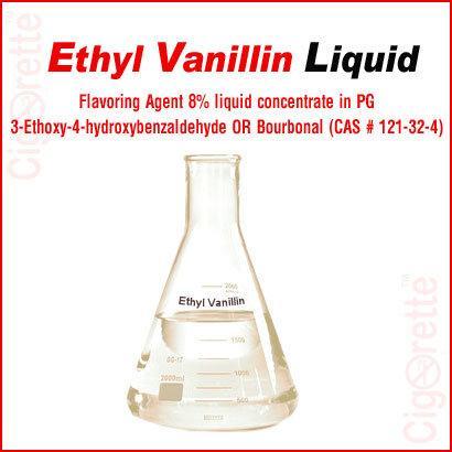 Ethyl Vanillin liquid (8% EV-PG Formulation) - Cigorette Inc - e-cigarettes and e-Liquids - Canada