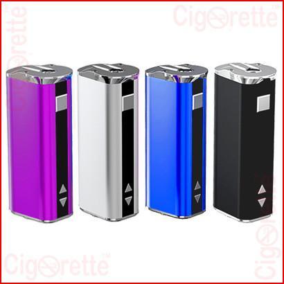 An advanced VV/VW personal vaporizer of a 5-30Watt range, 2200mAh capacity, compact palm-held size, and fashionable metallic appearance