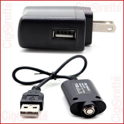 E-Cigarettes USB charger and adapter for 510 threaded e-cigarettes.