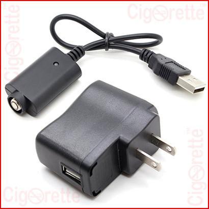 E-Cigarettes USB charger and adapter for 510 threaded e-cigarettes.