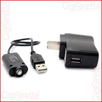 E-Cigarettes USB charger and adapter for 510 threaded e-cigarettes.