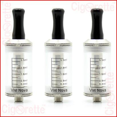 A 510 threaded Vivi Nova 3.5ml replaceable clearomizer.