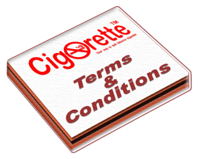 Cigorette Inc - Terms and Conditions